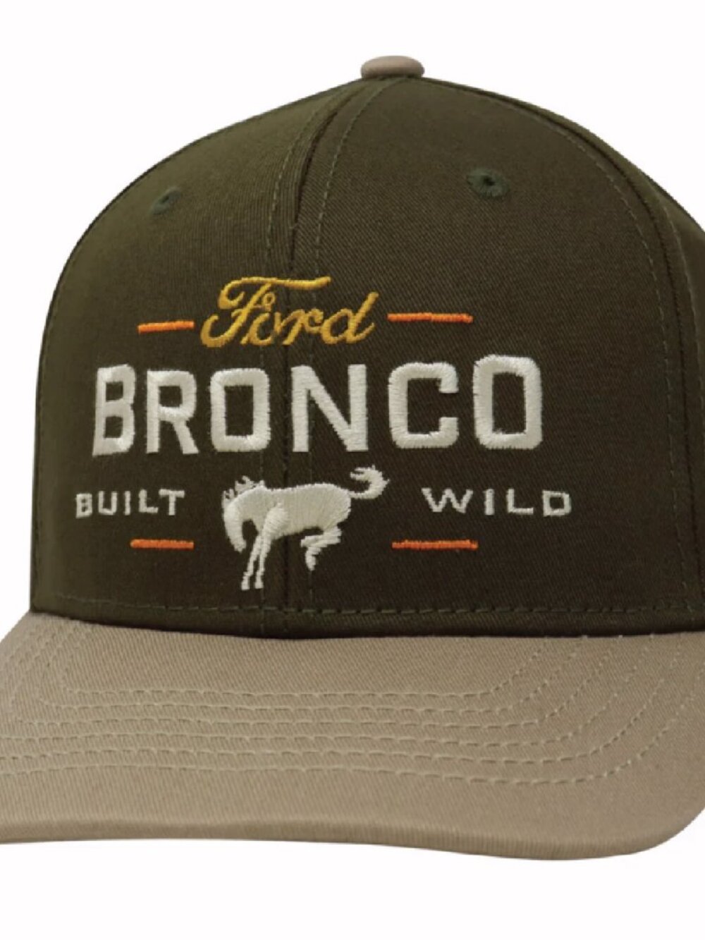 Ford Bronco Built Wild Embroidered Cap Hat - NEW Fast Ship